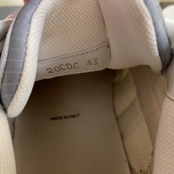 Christian Dior B24 RUNTEK 43-10 rubber shoes white grey black sneakers trainers - Picture 12 of 12